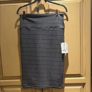 LuLaRoe houndstooth Cassie skirt NWT SZ Small